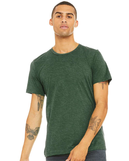 BELLA + CANVAS Triblend Tee 3413 #colormdl_Grass Green Triblend