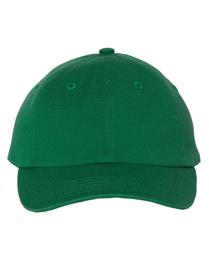Valucap Small Fit Bio-Washed Dad Hat VC300Y #color_Kelly