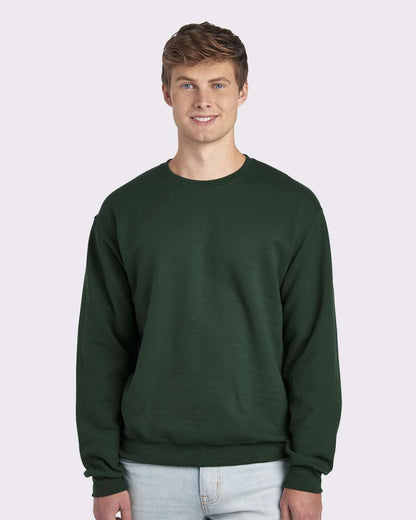 JERZEES NuBlend® Crewneck Sweatshirt 562MR #colormdl_Forest Green