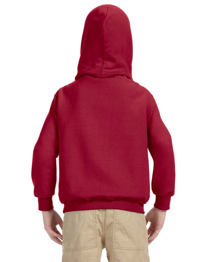 Gildan Youth Heavy Blend™ Hooded Sweatshirt G185B #color_CARDINAL RED