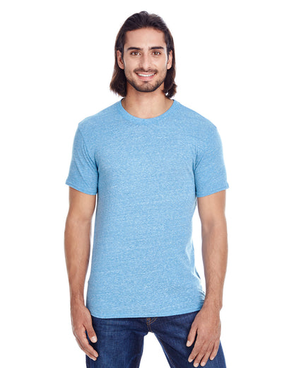 Threadfast Unisex Triblend Short-Sleeve T-Shirt 102A #color_ROYAL TRIBLEND