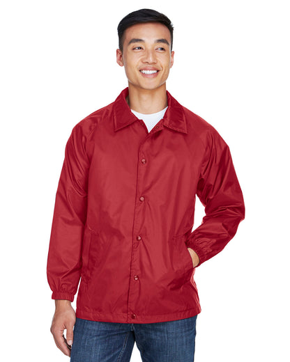 Harriton Adult Nylon Staff Jacket M775 #color_RED