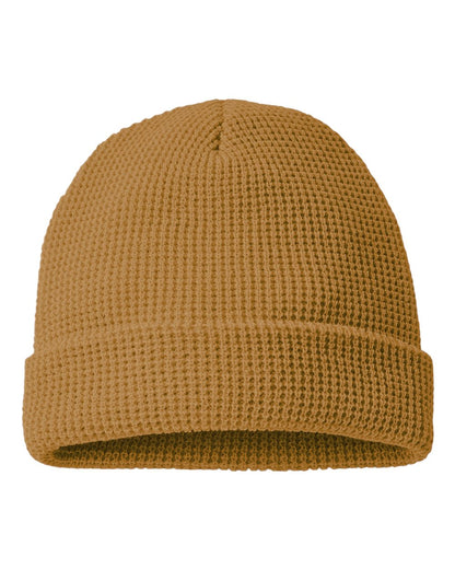 Richardson Waffle Cuffed Beanie 146R #color_Camel