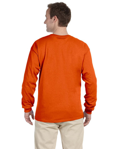 Gildan Adult Ultra Cotton® Long-Sleeve T-Shirt G240 #color_ORANGE