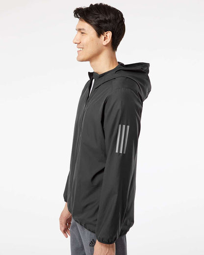 Adidas Hooded Full-Zip Windbreaker A524 #colormdl_Black