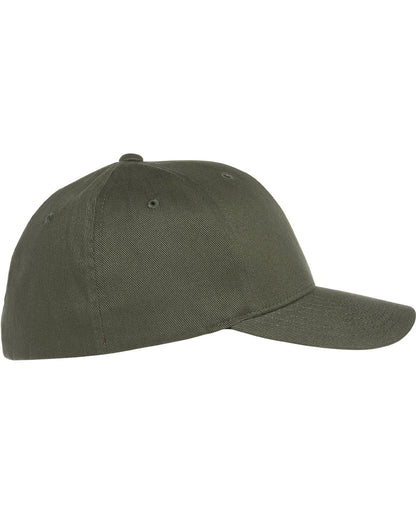 Flexfit Adult Brushed Twill Cap 6377 #color_PINE