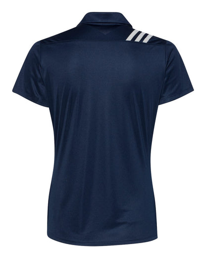 Adidas Women's 3-Stripes Shoulder Polo A325 #color_Collegiate Navy/ White