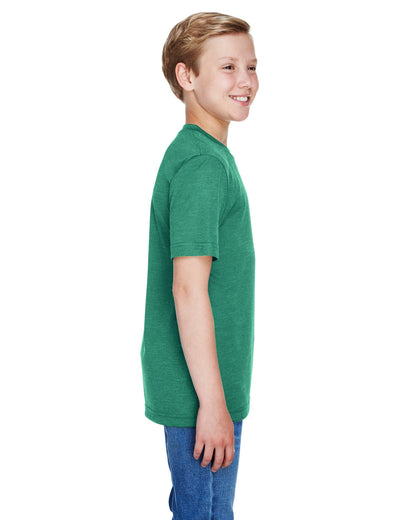 Team 365 Youth Sonic Heather Performance T-Shirt TT11HY #color_SP FOREST HTHR