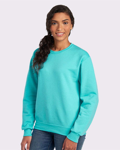 JERZEES NuBlend® Crewneck Sweatshirt 562MR #colormdl_Scuba Blue