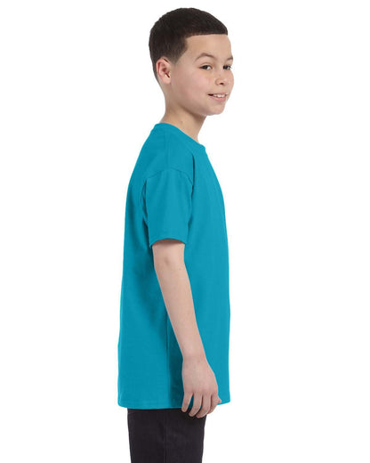 Gildan Youth Heavy Cotton™ T-Shirt G500B #color_TROPICAL BLUE