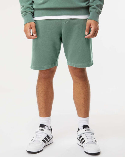 Independent Trading Co. Pigment-Dyed Fleece Shorts PRM50STPD #colormdl_Pigment Alpine Green