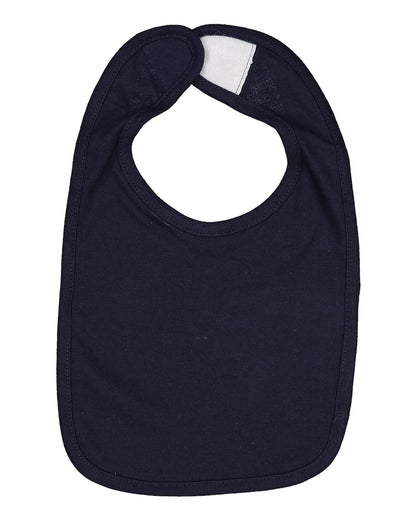 Rabbit Skins Infant Premium Jersey Bib 1005 #color_Navy