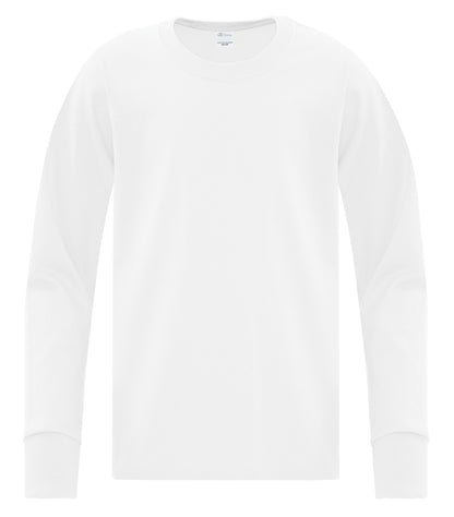 Atc Everyday Collection Everyday Cotton L/S Yth Tee ATC1015Y #color_White