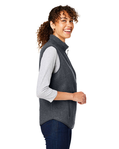 North End Ladies' Aura Sweater Fleece Vest NE714W #color_CARBON