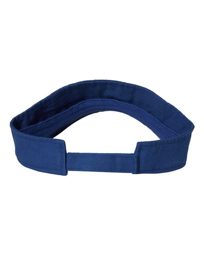 Valucap Bio-Washed Visor VC500 #color_Royal Blue