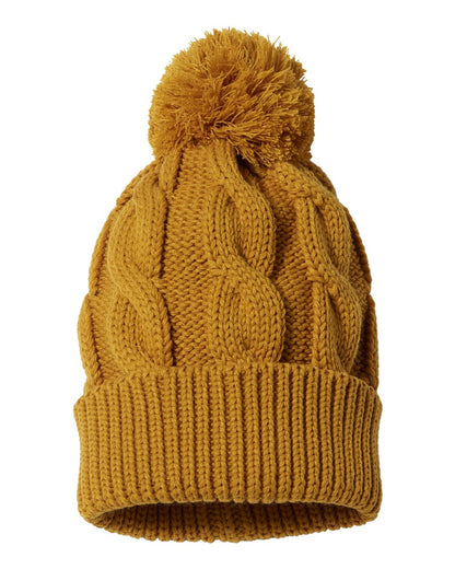 Richardson Chunk Twist Cuffed Beanie 141R #color_Camel