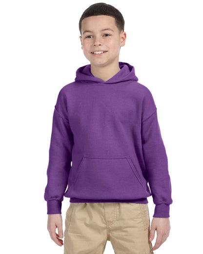 Gildan Youth Heavy Blend™ Hooded Sweatshirt G185B #color_PURPLE