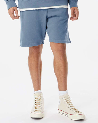 Independent Trading Co. Pigment-Dyed Fleece Shorts PRM50STPD #colormdl_Pigment Slate Blue