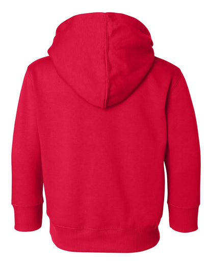 Rabbit Skins Toddler Pullover Fleece Hoodie 3326 #color_Red