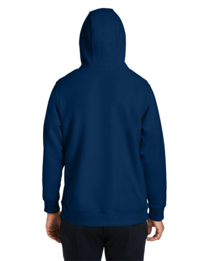 Team 365 Unisex Zone HydroSport™ Heavyweight Quarter-Zip Hooded Sweatshirt TT97 #color_SPORT DARK NAVY