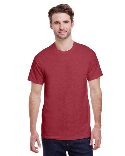 Gildan Adult Ultra Cotton® T-Shirt G200 #color_HEATHER CARDINAL