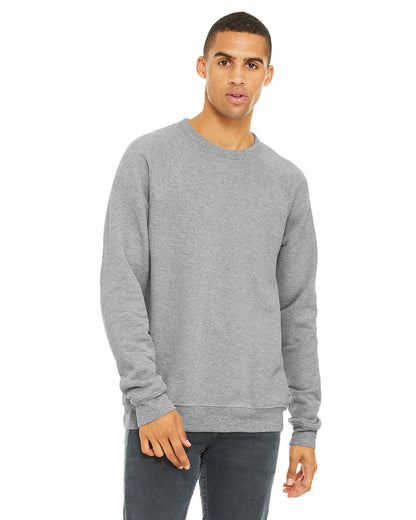 BELLA + CANVAS Unisex Sponge Fleece Crewneck Sweatshirt 3901 #color_ATHLETIC HEATHER