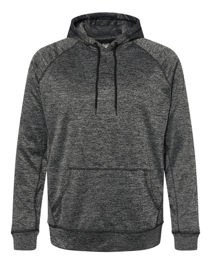 Burnside Performance Raglan Pullover Sweatshirt 8670 #color_Heather Charcoal