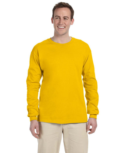 Gildan Adult Ultra Cotton® Long-Sleeve T-Shirt G240 #color_GOLD