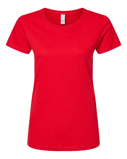 M&O Women's Gold Soft Touch T-Shirt 4810 #color_Deep Red