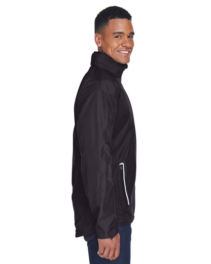 Team 365 Men's Dominator Waterproof Jacket TT86 #color_BLACK