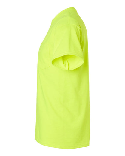 Gildan Ultra Cotton® Pocket T-Shirt 2300 #color_Safety Green
