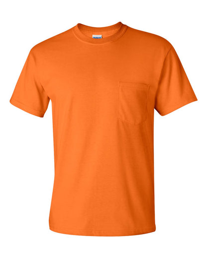 Gildan Ultra Cotton® Pocket T-Shirt 2300 #color_Safety Orange