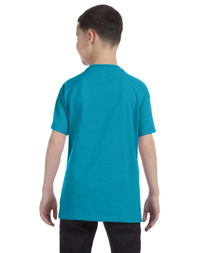 Gildan Youth Heavy Cotton™ T-Shirt G500B #color_TROPICAL BLUE