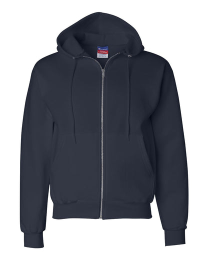 Champion Adult Powerblend® Full-Zip Hooded Sweatshirt S800 #color_Navy