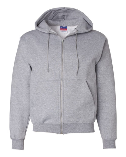 Champion Adult Powerblend® Full-Zip Hooded Sweatshirt S800 #color_Light Steel
