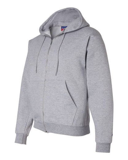 Champion Adult Powerblend® Full-Zip Hooded Sweatshirt S800 #color_Light Steel