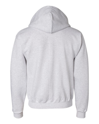 Champion Adult Powerblend® Full-Zip Hooded Sweatshirt S800 #color_Silver Grey