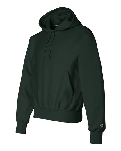 Champion Reverse Weave® Hooded Sweatshirt S101 #color_Dark Green