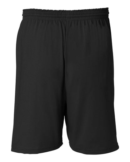 Champion Adult Cotton Gym Short 8187 #color_Black