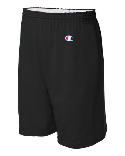 Champion Adult Cotton Gym Short 8187 #color_Black