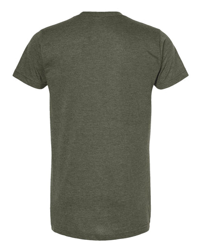 M&O Fine Jersey T-Shirt 4502 #color_Heather Military Green