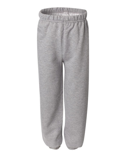 JERZEES NuBlend® Youth Sweatpants 973BR #color_Oxford