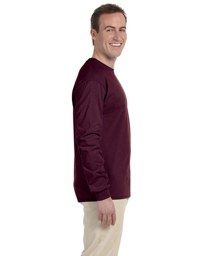 Gildan Adult Ultra Cotton® Long-Sleeve T-Shirt G240 #color_MAROON