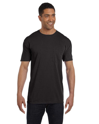 Comfort Colors Adult Heavyweight RS Pocket T-Shirt 6030CC #color_BLACK