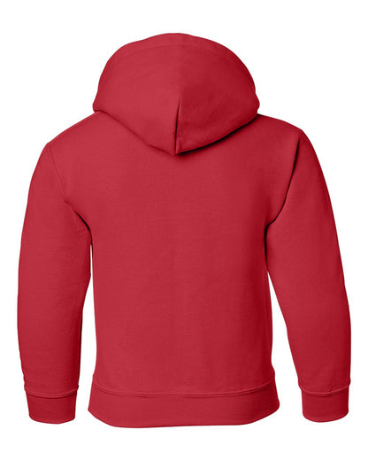 Gildan Heavy Blend™ Youth Hooded Sweatshirt 18500B #color_Red