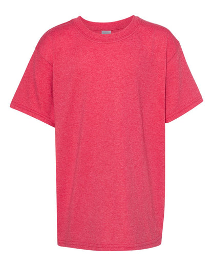 Gildan Heavy Cotton™ Youth T-Shirt 5000B #color_Heather Red