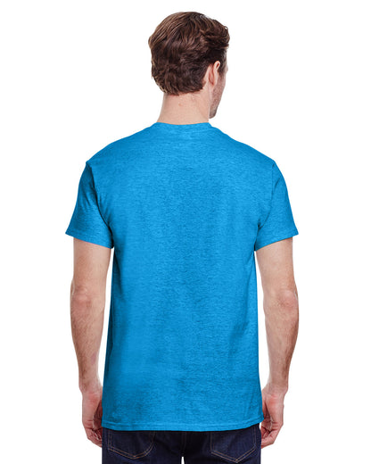 Gildan Adult Heavy Cotton™ T-Shirt G500 #color_HEATHER SAPPHIRE