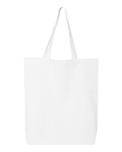 Q-Tees 12L Economical Tote QTBG #color_White