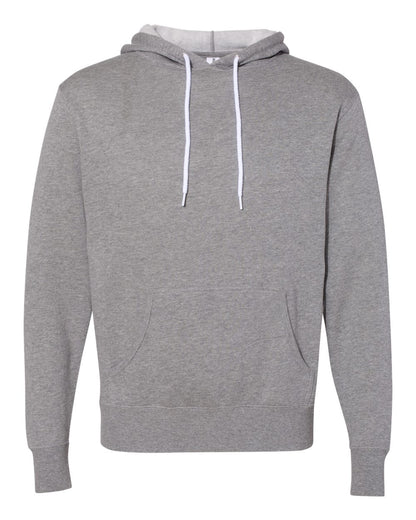 Independent Trading Co. Lightweight Hooded Sweatshirt AFX90UN #color_Gunmetal Heather