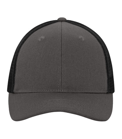 ATC WeRK Accsry Canvas Snapback Trucker Cap WERK1333 #color_Grey/Black